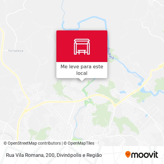 Rua Vila Romana, 200 mapa
