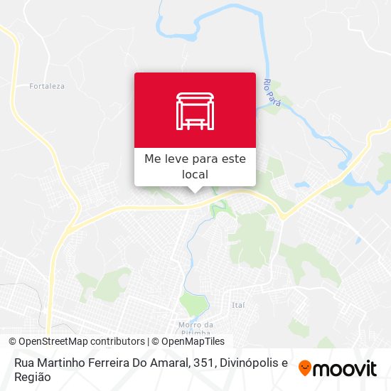 Rua Martinho Ferreira Do Amaral, 351 mapa