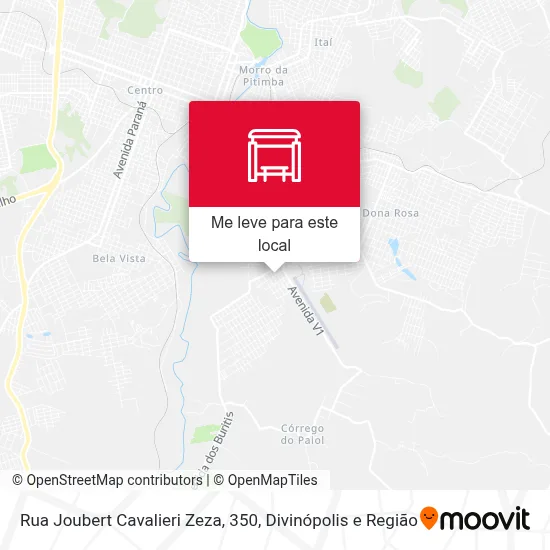 Rua Joubert Cavalieri Zeza, 350 mapa