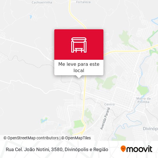 Rua Cel. João Notini, 3580 mapa