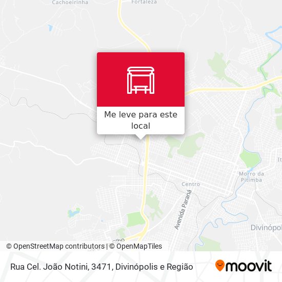 Rua Cel. João Notini, 3471 mapa