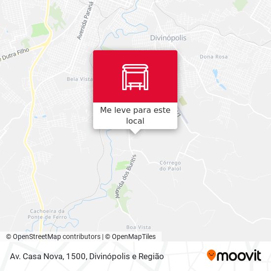 Av. Casa Nova, 1500 mapa