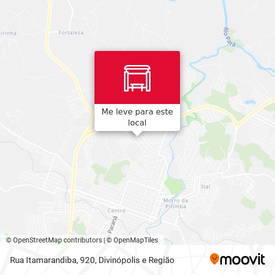 Rua Itamarandiba, 920 mapa