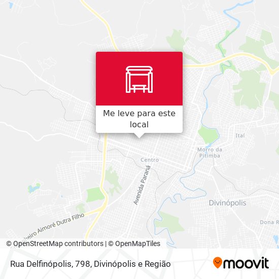 Rua Delfinópolis, 798 mapa