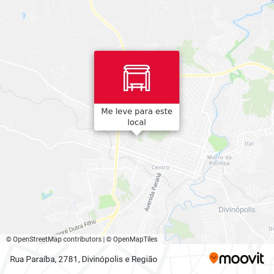 Rua Paraíba, 2781 mapa
