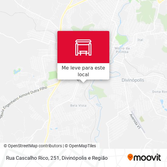 Rua Cascalho Rico, 251 mapa