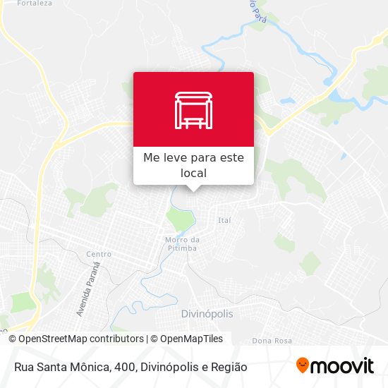 Rua Santa Mônica, 400 mapa