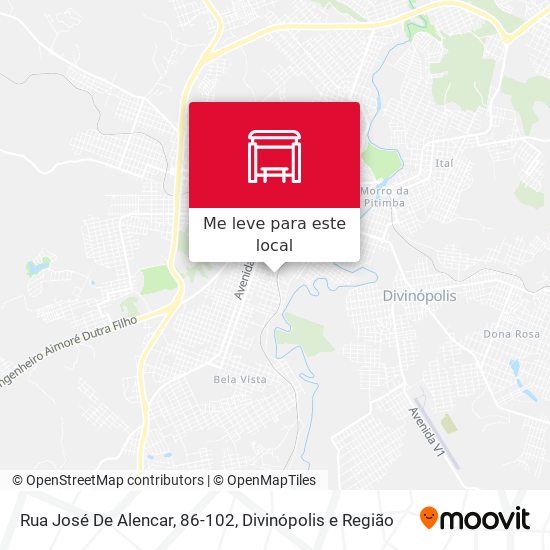 Rua José De Alencar, 86-102 mapa