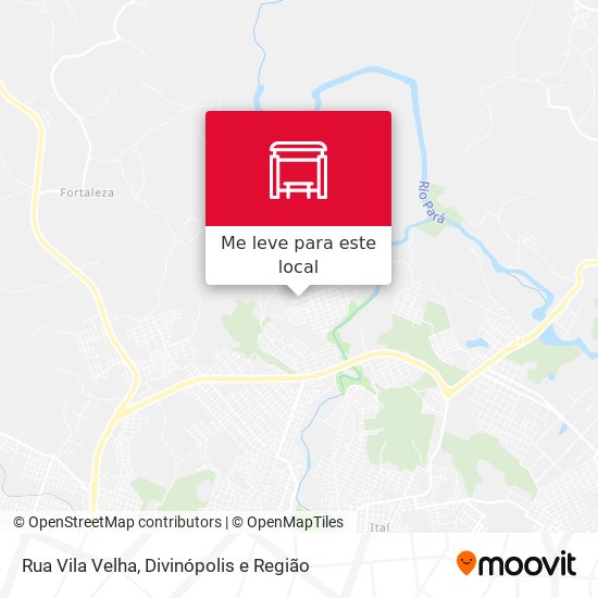 Rua Vila Velha mapa