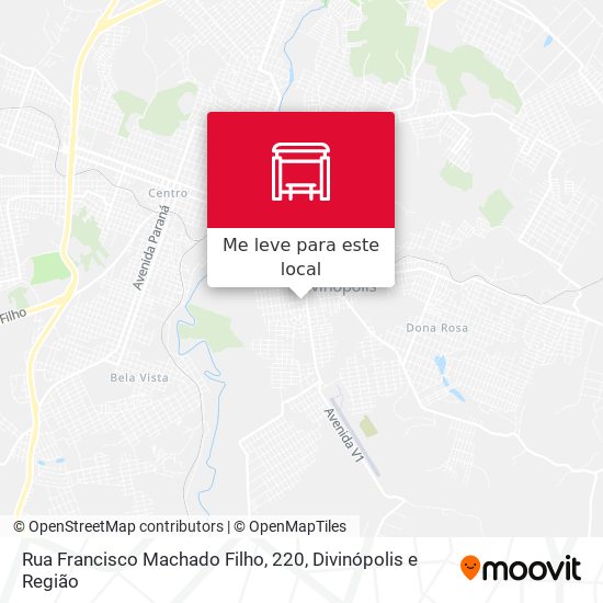 Rua Francisco Machado Filho, 220 mapa