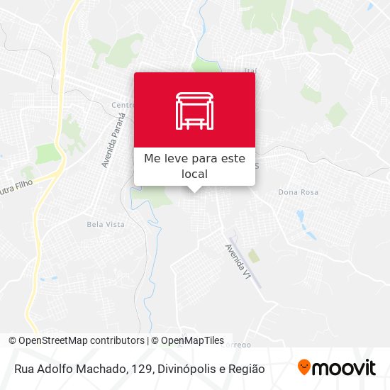 Rua Adolfo Machado, 129 mapa