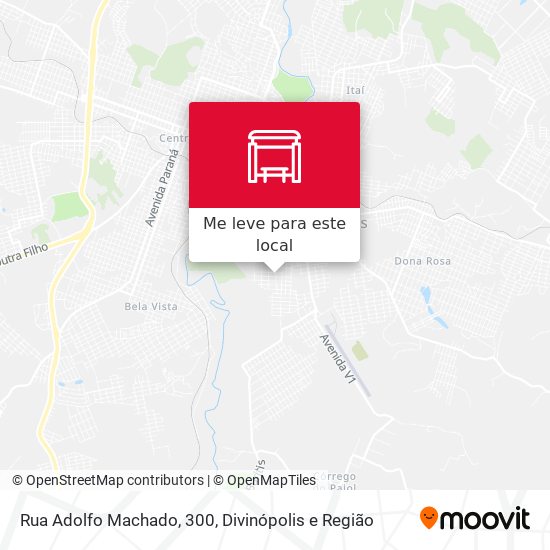 Rua Adolfo Machado, 300 mapa