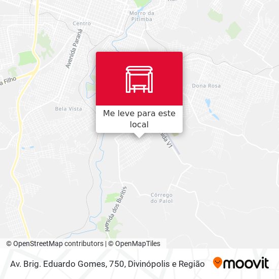 Av. Brig. Eduardo Gomes, 750 mapa