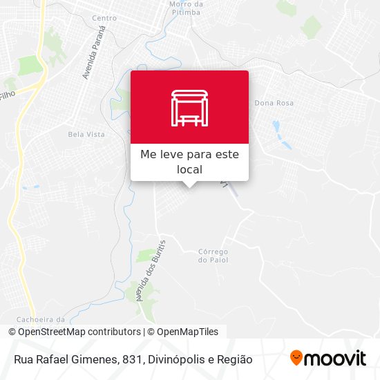 Rua Rafael Gimenes, 831 mapa