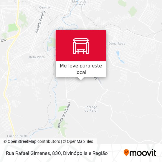 Rua Rafael Gimenes, 830 mapa