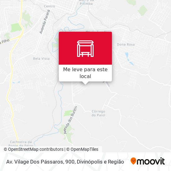 Av. Vilage Dos Pássaros, 900 mapa
