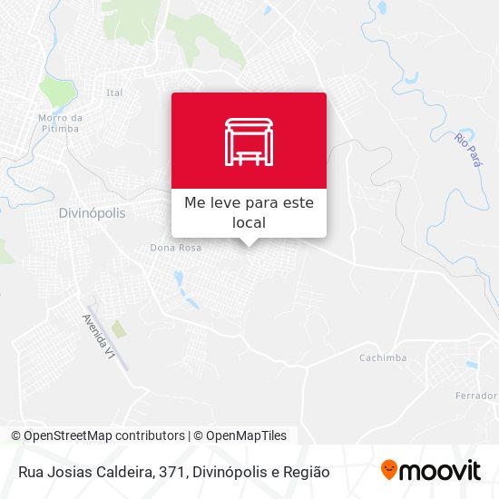 Rua Josias Caldeira, 371 mapa