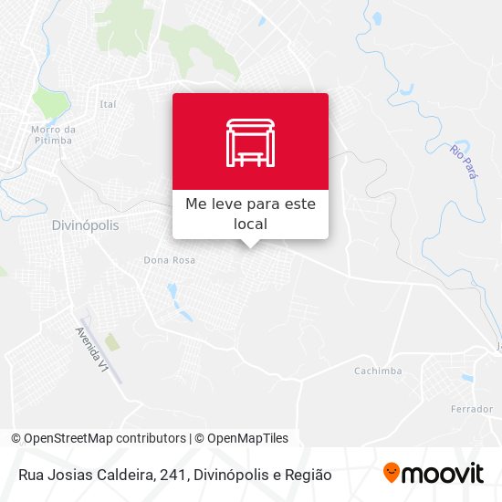 Rua Josias Caldeira, 241 mapa