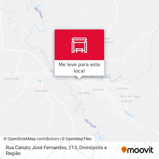 Rua Canuto José Fernandes, 213 mapa