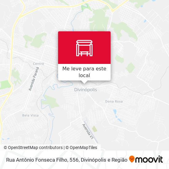 Rua Antônio Fonseca Filho, 556 mapa