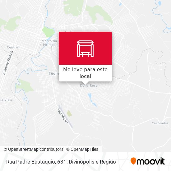 Rua Padre Eustáquio, 631 mapa