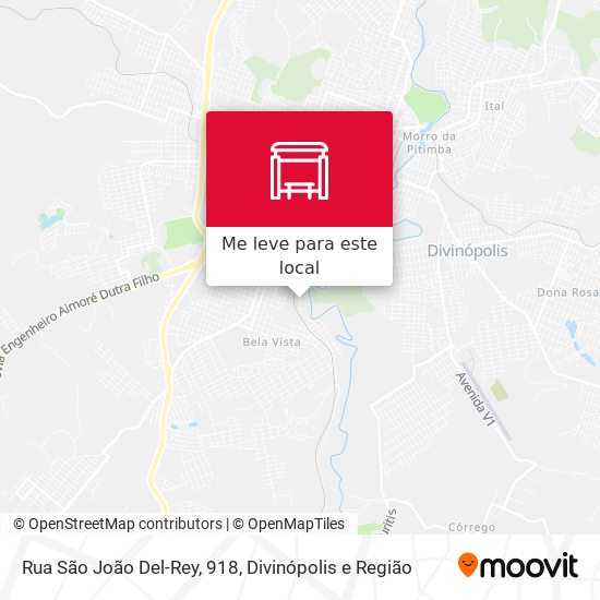 Rua São João Del-Rey, 918 mapa