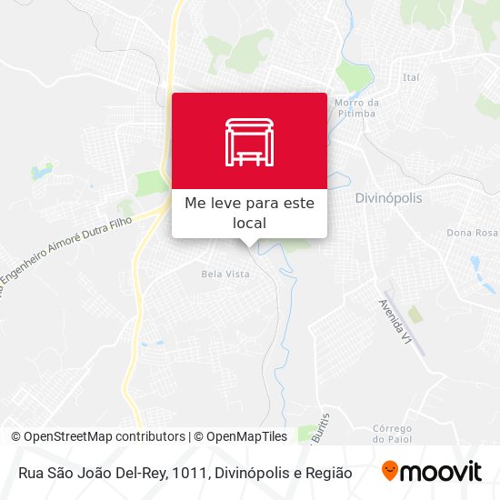 Rua São João Del-Rey, 1011 mapa