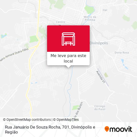 Rua Januário De Souza Rocha, 701 mapa