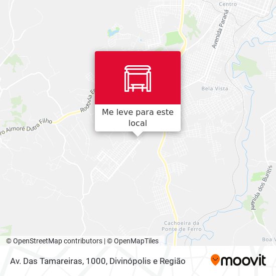 Av. Das Tamareiras, 1000 mapa