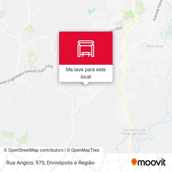 Rua Angico, 970 mapa