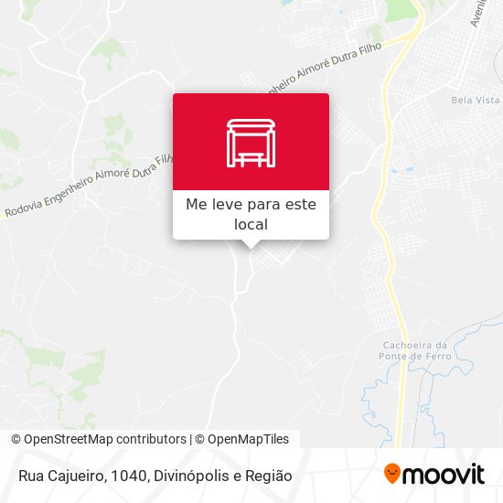 Rua Cajueiro, 1040 mapa