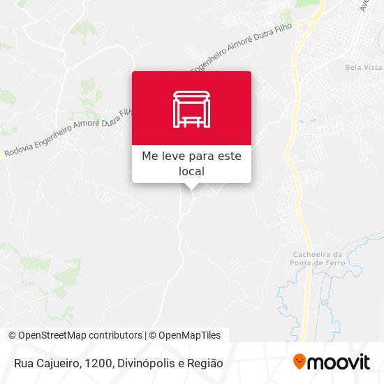 Rua Cajueiro, 1200 mapa