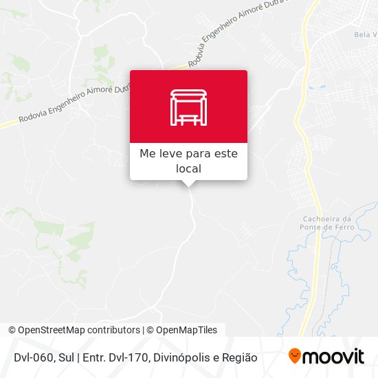Dvl-060, Sul | Entr. Dvl-170 mapa