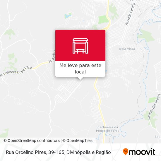 Rua Orcelino Pires, 39-165 mapa