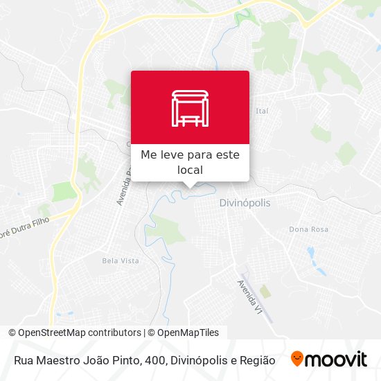 Rua Maestro João Pinto, 400 mapa