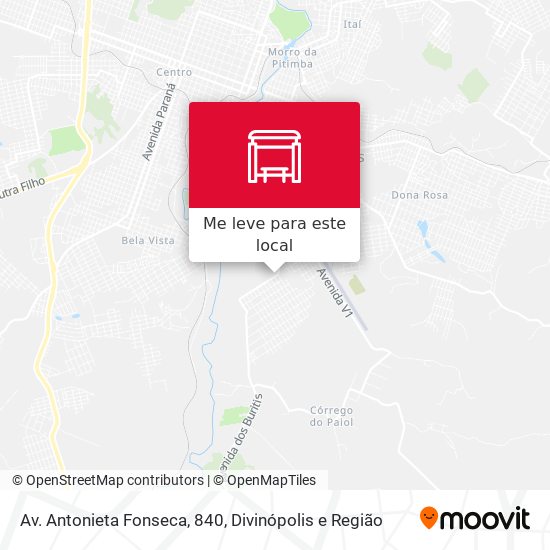 Av. Antonieta Fonseca, 840 mapa