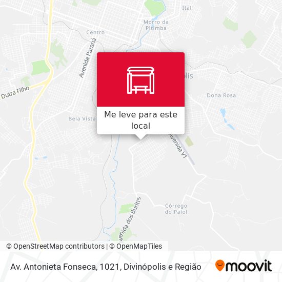 Av. Antonieta Fonseca, 1021 mapa