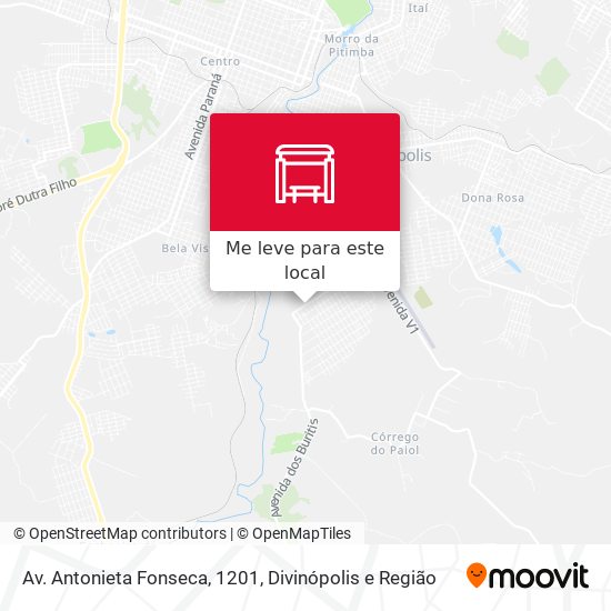 Av. Antonieta Fonseca, 1201 mapa