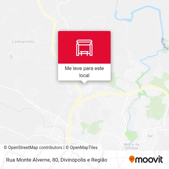 Rua Monte Alverne, 80 mapa