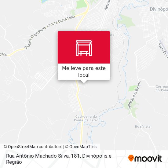 Rua Antônio Machado Silva, 181 mapa