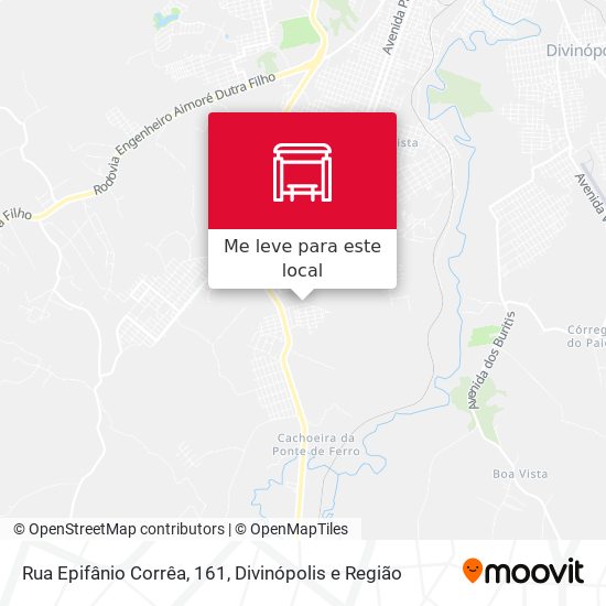 Rua Epifânio Corrêa, 161 mapa
