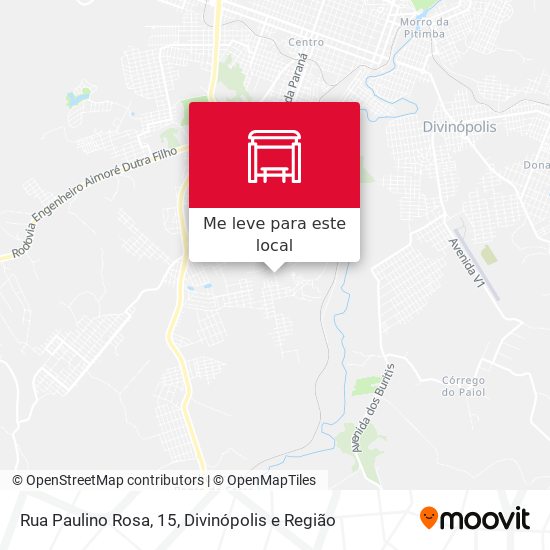 Rua Paulino Rosa, 15 mapa