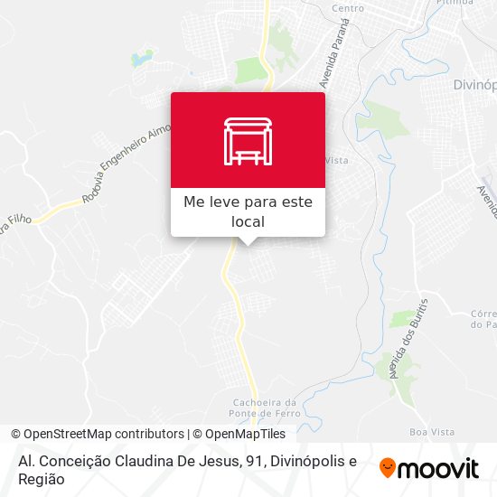 Al. Conceição Claudina De Jesus, 91 mapa