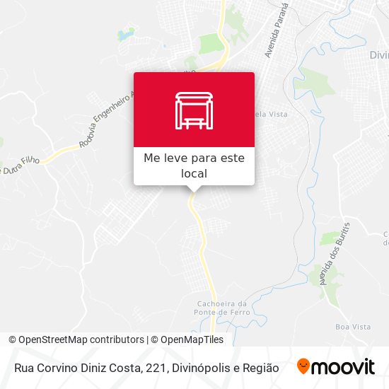 Rua Corvino Diniz Costa, 221 mapa