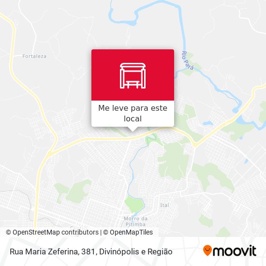 Rua Maria Zeferina, 381 mapa