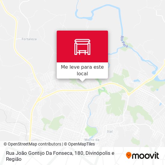 Rua João Gontijo Da Fonseca, 180 mapa