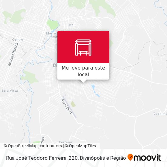 Rua José Teodoro Ferreira, 220 mapa