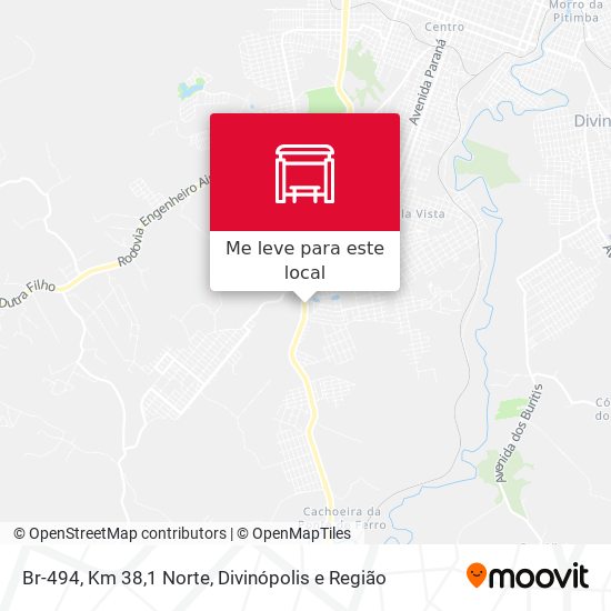 Br-494, Km 38,1 Norte mapa
