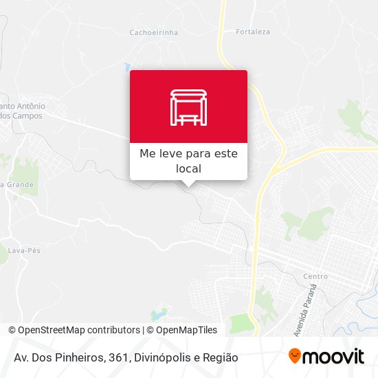 Av. Dos Pinheiros, 361 mapa