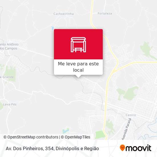 Av. Dos Pinheiros, 354 mapa